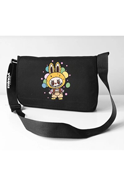 Minga London Geantă Messenger pentru cursuri școlare cu imprimeu cu balon Lab...