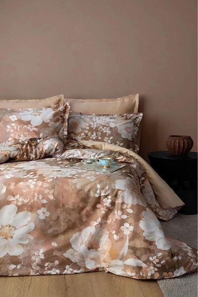 İssimo Home CLARETTA 210TC ΨΗΦΙΑΚΗ ΕΚΤΥΠΩΣΗ ΒΑΜΒΑΚΙ ΣΑΤΕΝ ΣΕΤ ΠΑΠΛΩΜΑΤΟΣ ΔΙΠΛΗΣ ΠΟΥΛΙΑΣ