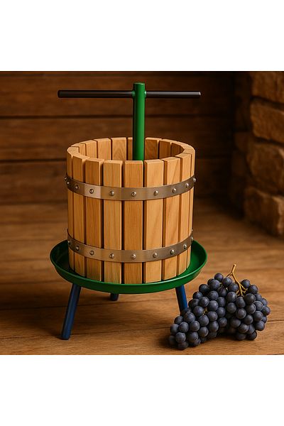 Blasko Teasc de struguri 40L din lemn si metal, constructie robusta