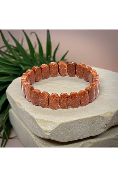 Perlavita Radiance of Life - Brown Star Stone Bracelet for Confidence and Vitality