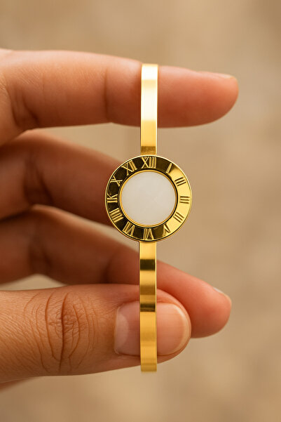 G Sport POLO أصفاد من الفولاذ المقاوم للصدأ مع تفاصيل الأرقام الرومانية