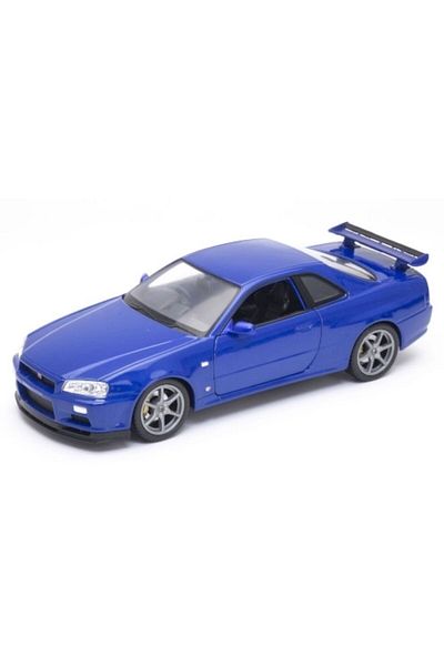 WELLY Nissan Skyline GT-R (R34) model car 1:24