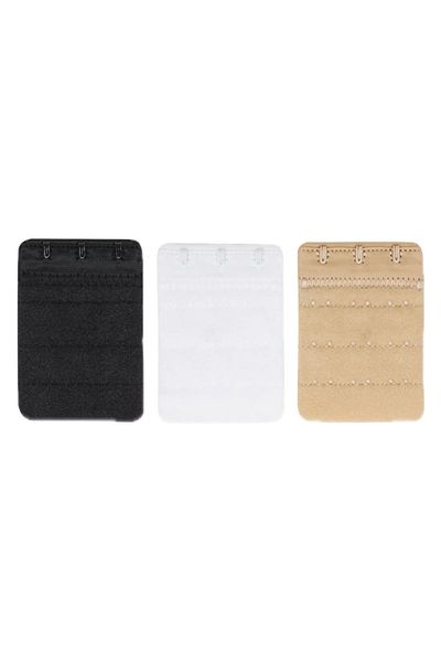 Arma Yıldız Γυναικείο Σουτιέν Extension Agraf with 3 Hooks Prong Black White Skin Σετ 3 τεμαχίων Επέκταση σουτιέν