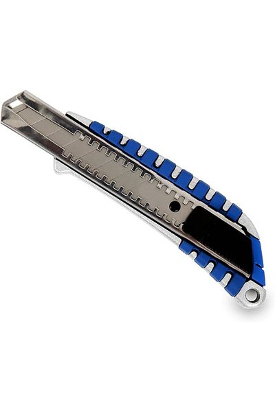 VTOOLS 18mm Utility Knife, Retractable, Snap-Off Blades, Heavy Duty, Ergonomic Handle, VT2246