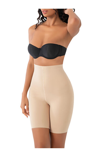 Fitsauna Corset pentru pantaloni scurți peste genunchi, cu talie înaltă, care...