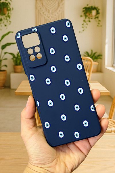 Vip Case Redmi Note 11 Pro/Note 12 Pro 4G غطاء حماية مطاطي من السيليكون ممتص للصدمات مع نمط خرزة شريرة277