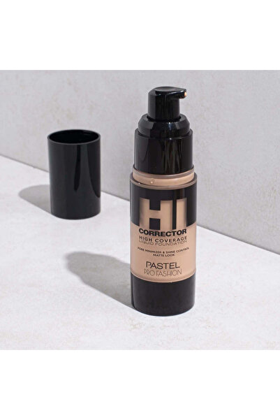 Pastel كريم أساس سائل عالي التغطية من برو فاشون هاي كوريكتور