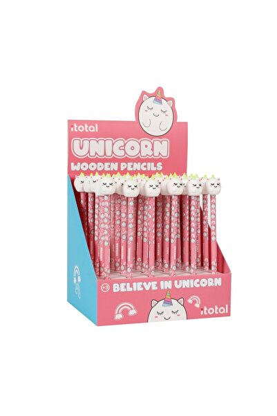 ITOTAL Creion HB, din lemn, model unicorn
