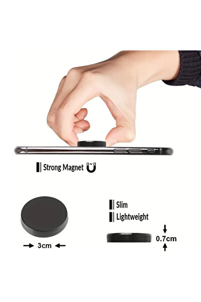 OEM Universal Magnetic Car Phone Holder, Silver