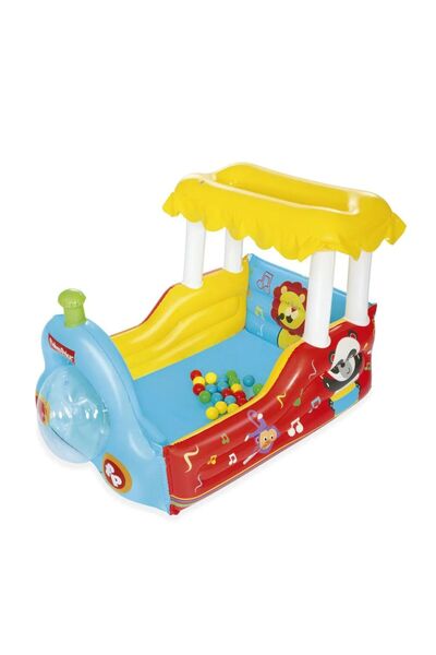 BESTWAY Tren gonflabil cu 25 de bile Fisher Price 132 x 94 x 89 cm