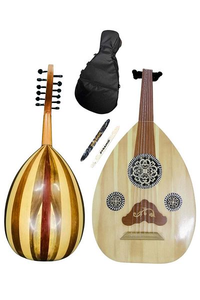 alkaraz music Cherry Music Oud Semi Lux with Bag and Two Picks