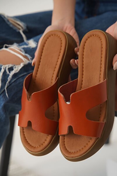 Zerenyus Παντόφλες Borlina Premium Tile από γνήσιο δέρμα