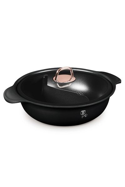 Berlinger Haus Baking dish with lid 30 cm Black Rose Collection