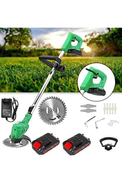 ulubag 24V electric brushcutter with 2 batteries and complete set of accessories