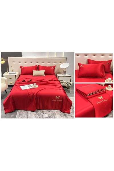 CHIRASO Bedding Set with Duvet Cover 200x230, Classic Sheet 240x245cm, 2 Pillowcases 45x75