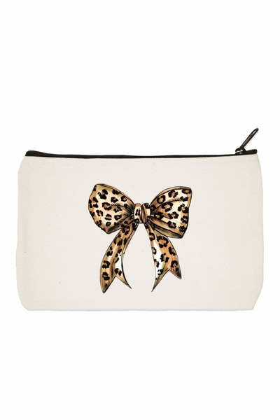 designedfy Kozmetička torbica sa leopard trakom