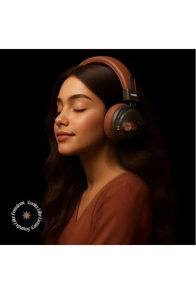 Faster S8 Rova Over Ear Headphones- Advanced ANC 5.3 Bluetooth Wireless Headphones 43H Playtime- 40m
