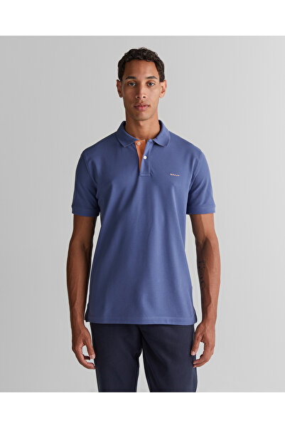 Gant Erkek Lacivert Regular Fit Polo
