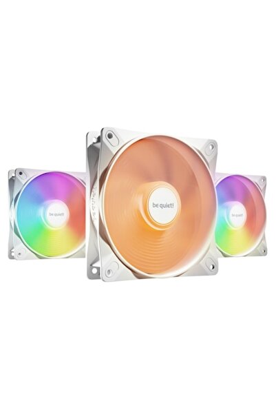 Be Quiet! Set 3 ventilatoare PC Be Quiet! Light Wings LX 120mm PWM, alb, ilum...