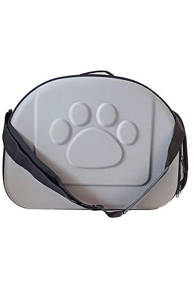 OEM Geantă din silicon pentru transportul animalelor de companie de talie mică/medie, gri