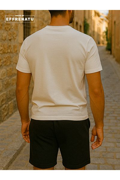 EFFRENATU طقم تي شيرت وشورت بنمط نخيل الشاطئ بألوان مختلفة وأحجام كبيرة