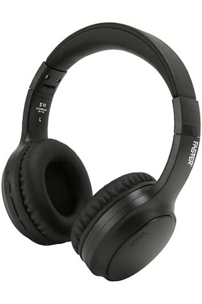 Faster S5 Over-Ear Bluetooth Headphones with Mic - Bluetooth 5.3, ANC, Long Battery, Hi-Fi Sound