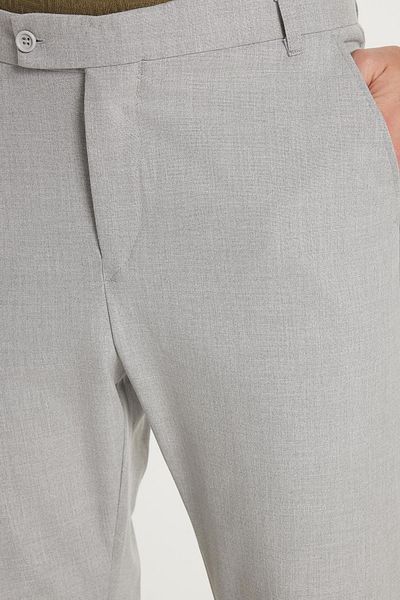 Tudors Men's Slim Fit Slim Fit Chino Side Pocket Cotton Gray Trousers