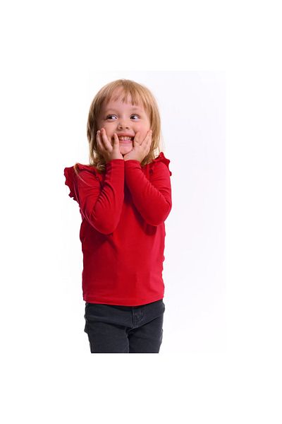 Rosalita Senoritas Red blouse with ruffles for girls Rosalita Senoritas