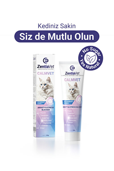 zentiavet CALMVET Malt Paste 100 gr Stres, Anksiyete, Engelleyici ve Sakinleş...