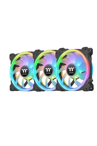 THERMALTAKE Set 3 ventilatoare Swafan 14 140mm iluminare aRGB