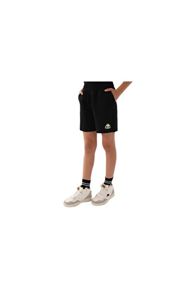 Kappa Girl's Shorts for Ages 5-15 - Black