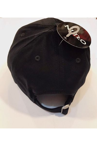 orijintex Megadeth Red Written Embroidered Unisex Black Hat