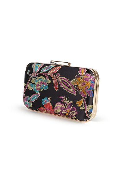 Letafia Valley Ethnic Pattern Bag Black