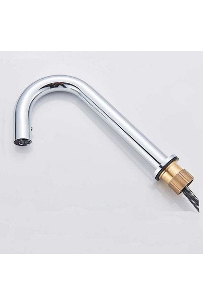 CasaVie Countertop mounted washbasin mixer with on/off sensor, silver chrome, code 1538