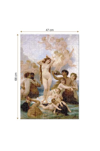 D-Toys William-Adolphe Bouguereau Puzzle - 1000 pieces puzzle by William Adolphe Bouguereau - The Birth of Venus