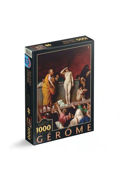 D-Toys Jean-Léon Gérôme Puzzle - Adult Puzzle 1000 pieces - Slave Auction