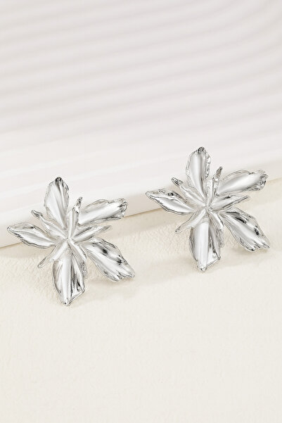 ELMATOLYE Women's Vintage Style Flower Shaped Shiny Earrings Special Design Elegant Stylish Jewelry Accessory