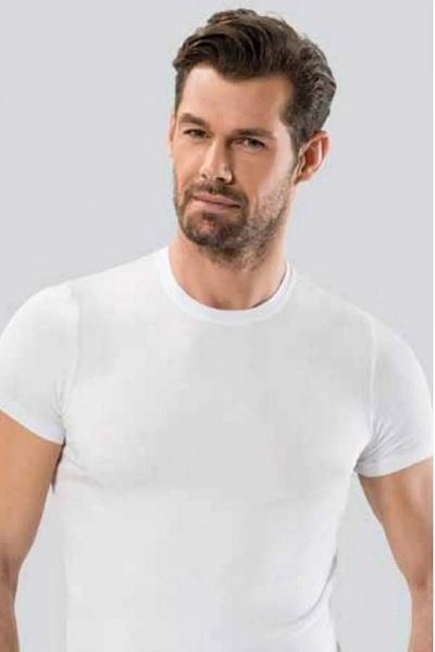 Anıt Ανδρικό μπλουζάκι με κοντό μανίκι 5 τμχ Modal Crew Neck 47% βαμβάκι, 47% Modal, 6% Lycra
