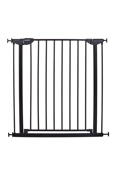 CHILDHOME Poarta de siguranta metal Eltra Doorgate Pressure 75-81 cm, Negru