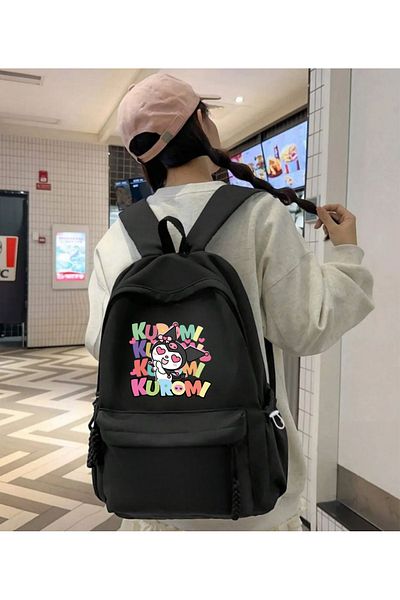 Toum Sanrio Series Printed Backpack School Bag