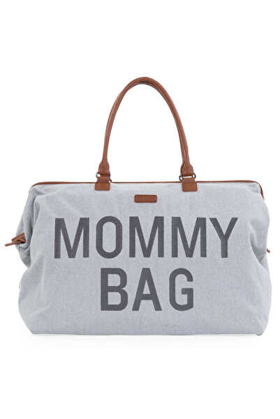 CHILDHOME Geanta de infasat Mommy Bag Panza Oxford Gri