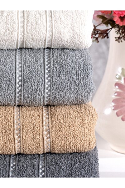 Elvira Home Collection Eh Cotton 4-Piece Hand Face Towel Set