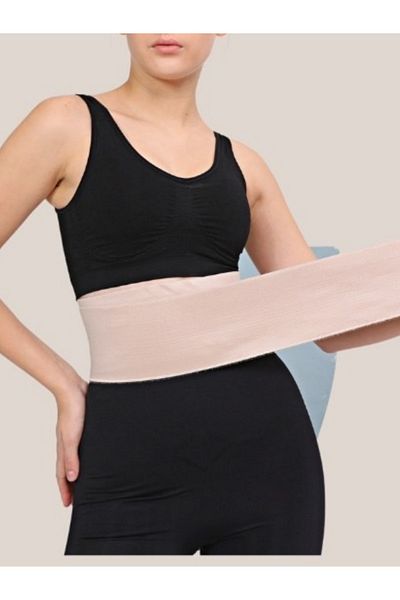 Fitsauna Ζώνη Fitbelt 4m Ανδρική/ Αδυνατιστική Συσφικτική Κλεψύδρα 4m Περιτυλιγμένος Κορσές Μέσης Χρώμα