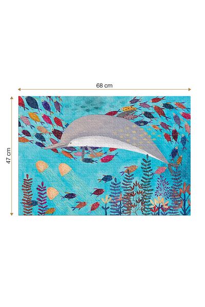 D-Toys Puzzle Kürti Andrea - Adult puzzle 1000 pieces - Tropical - Exotic fish