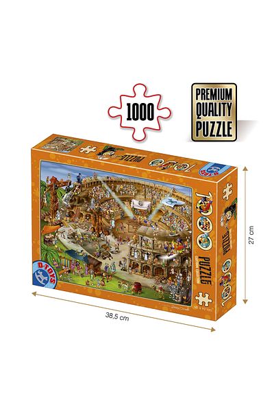 D-Toys Colosseum Puzzle - Adult Puzzle 1000 Pieces - Cartoon Collection