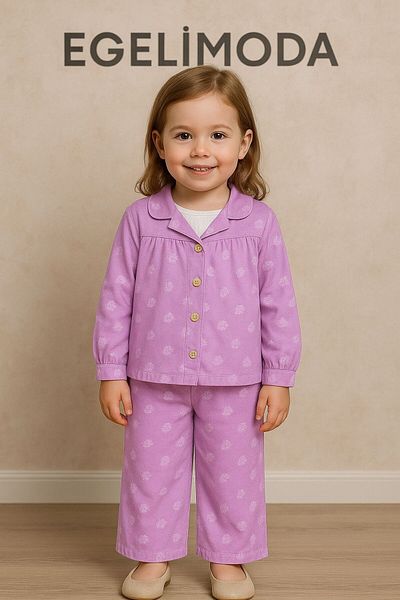 EGELİMODA 3-Piece Viscose Girl's Suit