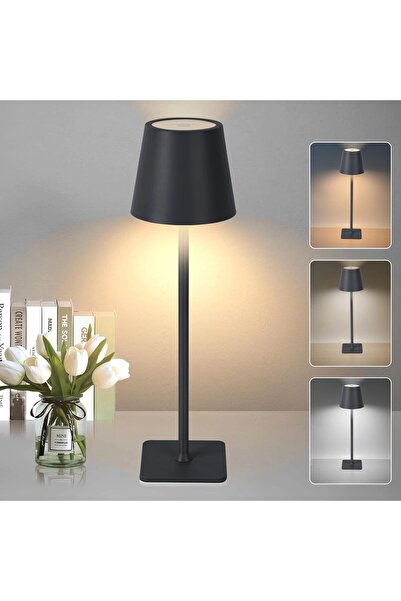 FISHINGBOX MAKE FISHING BETTER Rechargeable Touch LED Bedroom Lamp, Adjustable Brightness, Modern Design