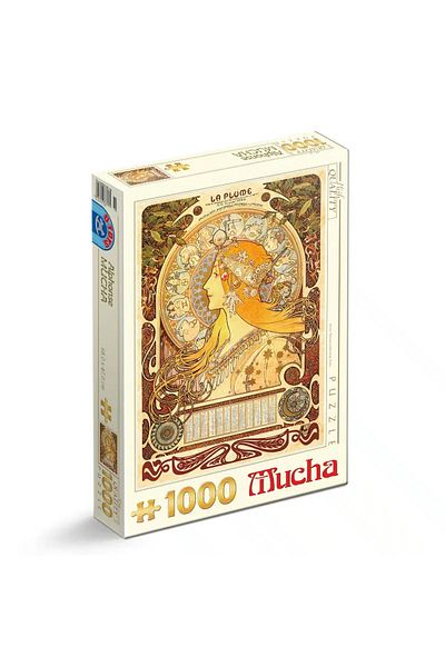 D-Toys Alphonse Mucha Puzzle - Adult Puzzle 1000 Pieces - Zodiac