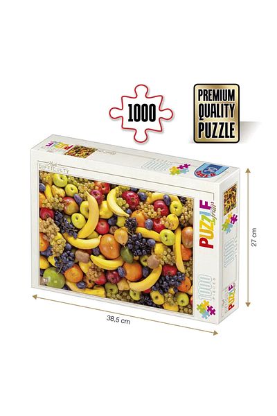 D-Toys High Difficulty Puzzle - Adult Puzzle 1000 Pieces - Fruit / Fruits
