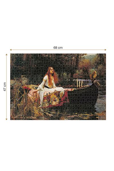 D-Toys Puzzle John William Waterhouse - Puzzle adulți 1000 piese - The Lady of Shalott